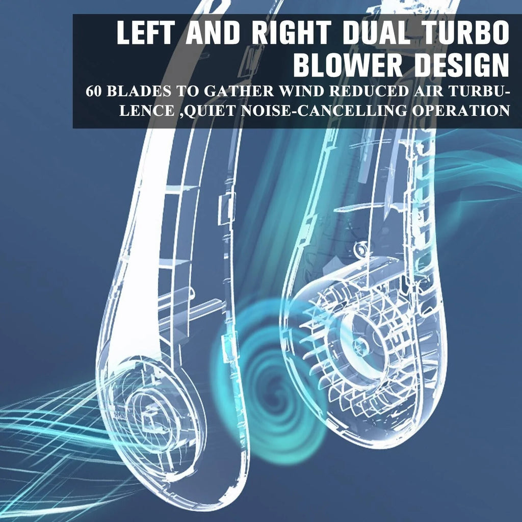 USB Portable Neck Fan Cooling Air Conditioner