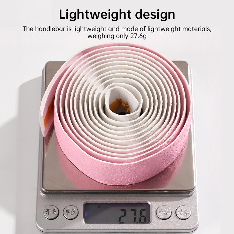 Road Bike Handlebar Tape: Double-Pinyin Cloud Pattern, Gradient Color, Comfortable, Shock - Absorbing, Breathable