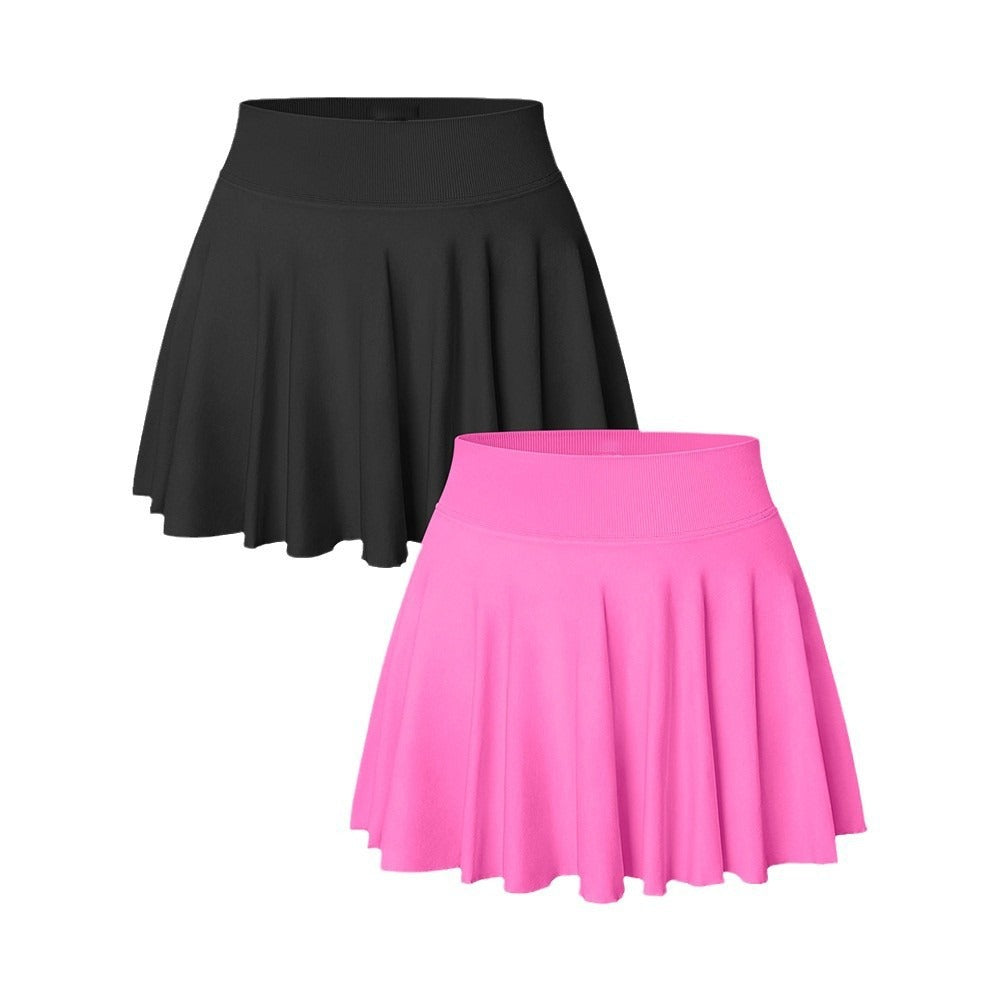 Elastic Tennis Skirt w/ Pockets fitness, sports, & yoga skirt