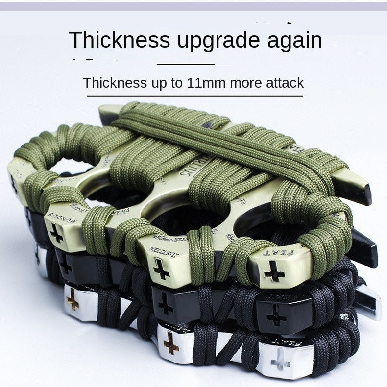 Finger Knuckle Four-Finger Self-Defense Tool Weapon Ring Hand Clip Fist Clip Anti-Wolf