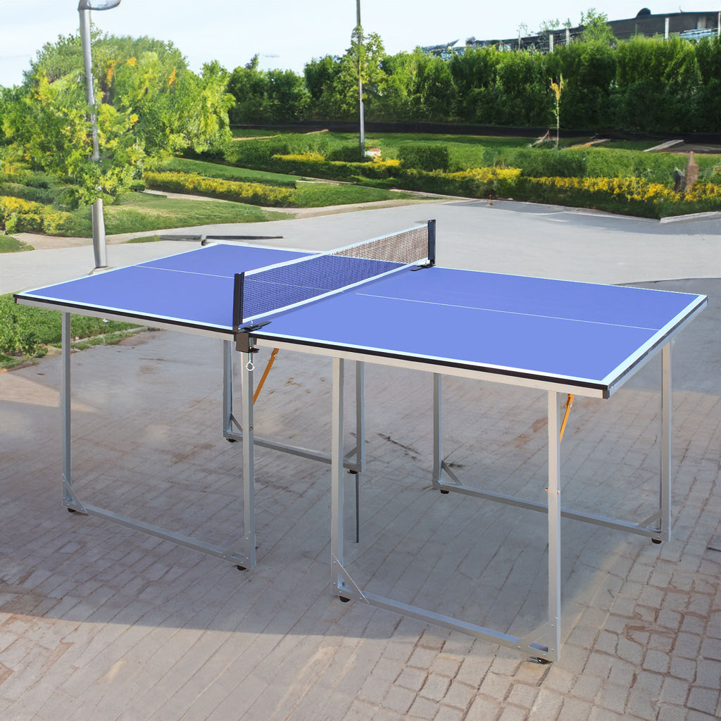 Official Standard Ping Pong Table - Foldable & Portable for Indoor & Outdoor Games