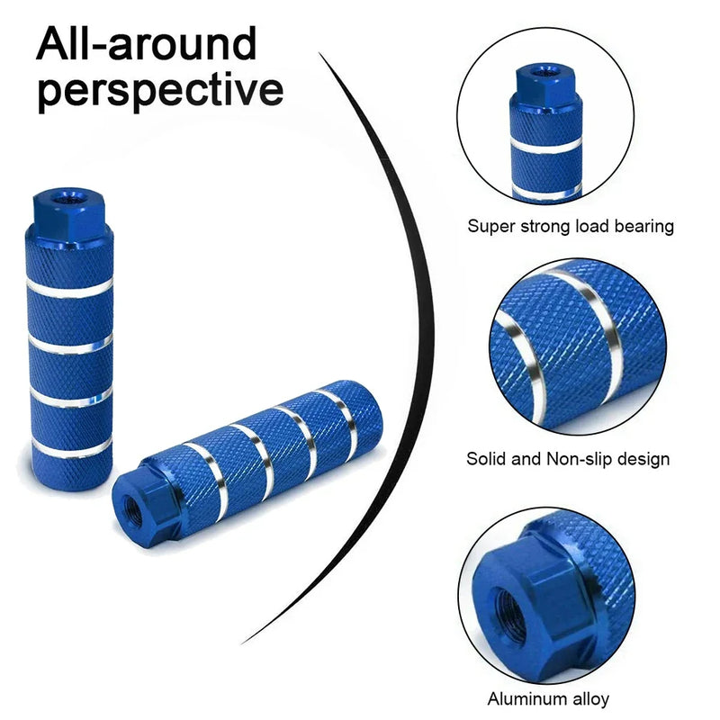 Aluminum Alloy BMX Bike Pegs - Anti-Skid Stunt Pegs (1 Pair)