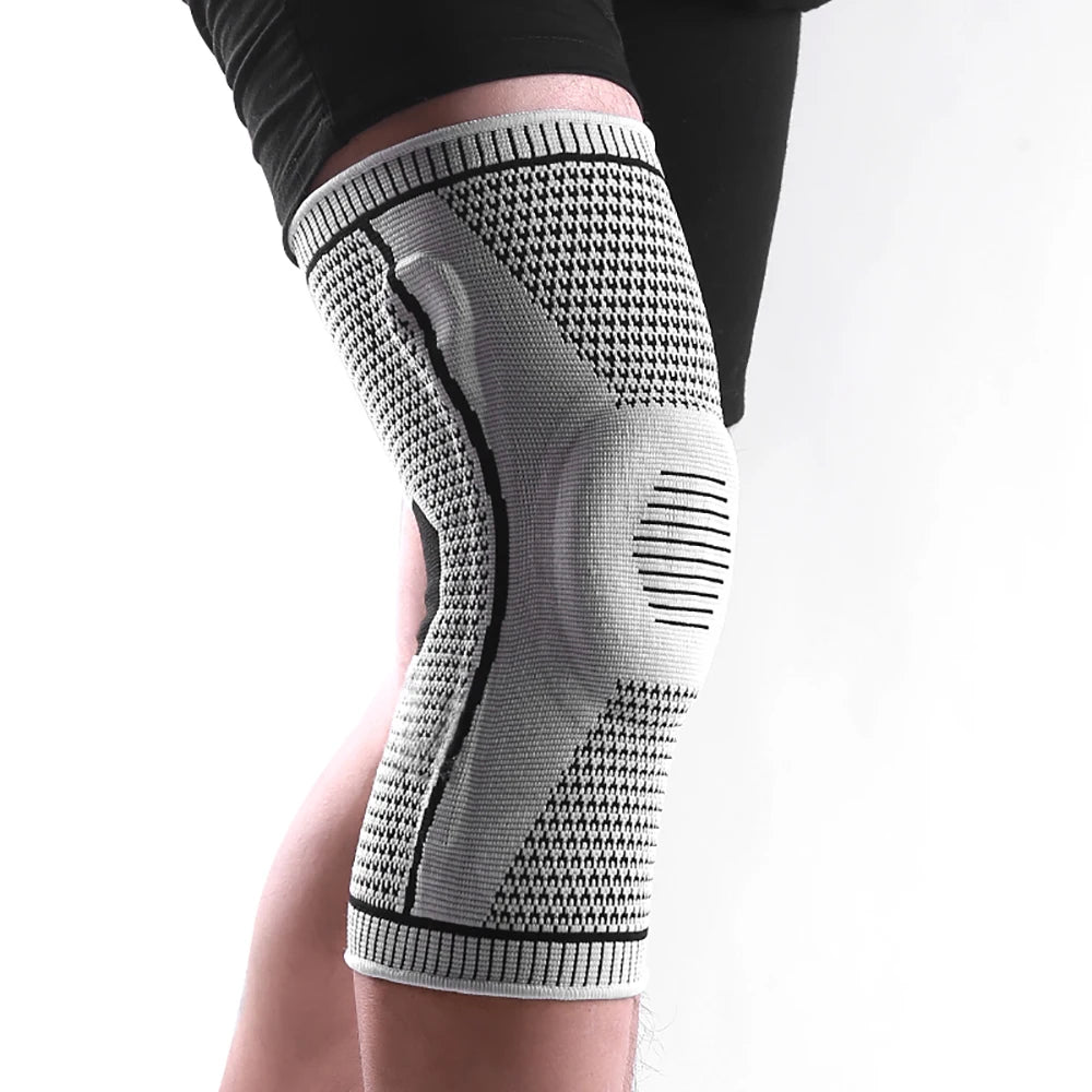 1/2 PC Knee Pads Strap Patella Medical  Support Silicone Compression Protection Sport Knee Brace Pro