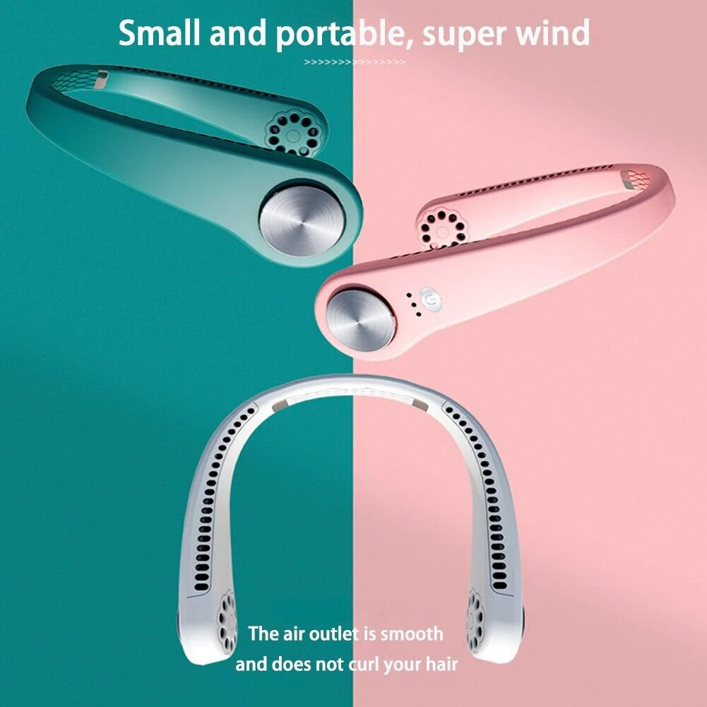 USB Portable Neck Fan Cooling Air Conditioner