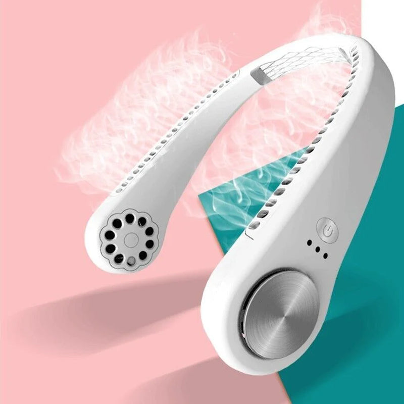 USB Portable Neck Fan Cooling Air Conditioner